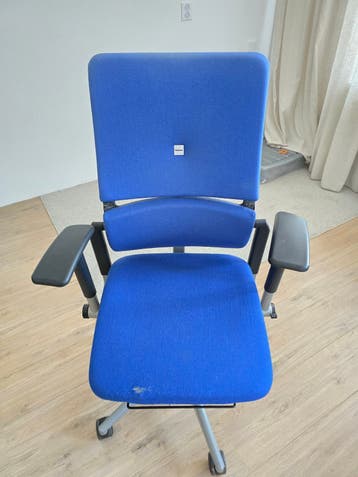 Blauwe Bureaustoel - Comfortabel en Verstelbaar