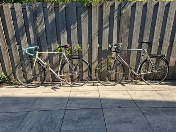 Vintage racefietsen (2 stuks) - Cyclosport & Raleigh