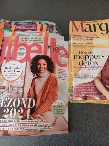 20 tijdschriften: 16 Libelle en 4 Margriet