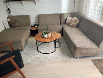 Bankstel, gebruikt maar zit nog heerlijk! Gratis af te halen
