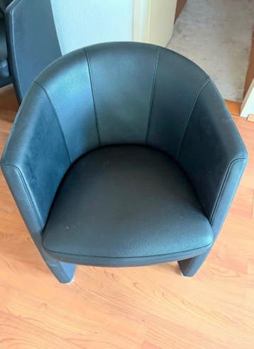 Set van 2 Rolf Benz clubfauteuils / kuipstoelen