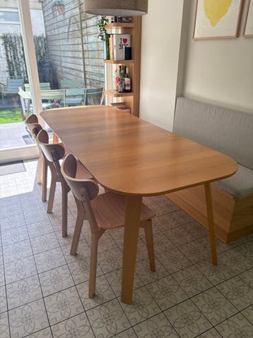 Uitschuifbare 4-8 persoons John Lewis eettafel