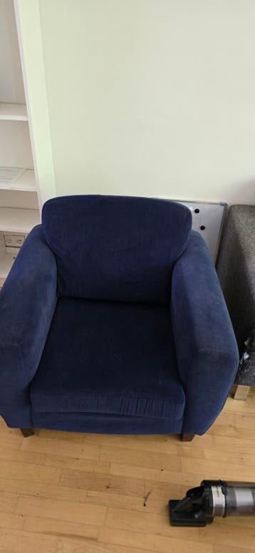 Gratis fauteuil - first come, first serve