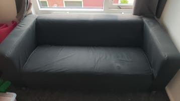 Gratis Ikea Klippan bank met dubbele hoes in perfecte staat!
