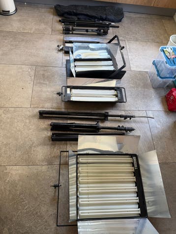 GRATIS Studio lampen en statieven - Griguil & Photoflex