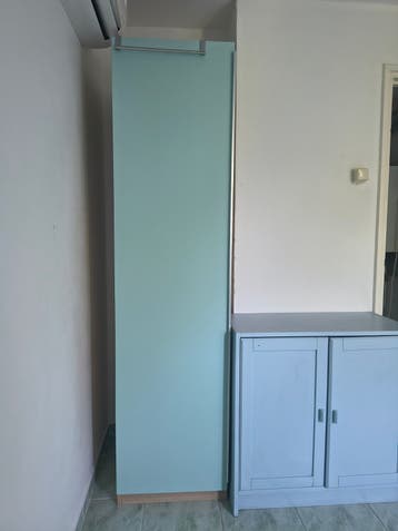 IKEA FORSAND Kast - Lichtblauw/Houtkleur
