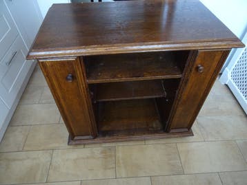 eiken tv meubel   gratis