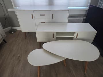 Complete Woonkamerset: Dressoir, TV-meubel & Salontafels