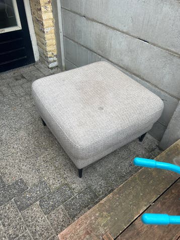 Gratis poef - even reinigen en hij kan weer een ronde mee