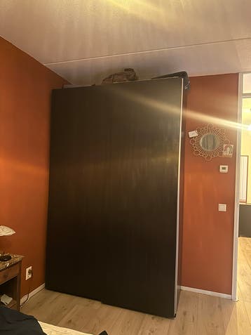 IKEA Paxkast 150x236 met schuifdeuren, hangruimte en lades