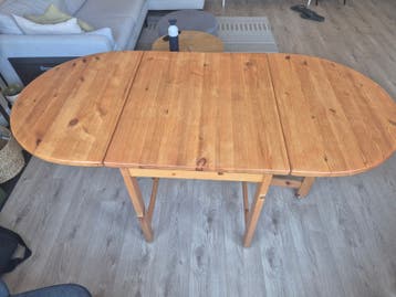 Houten tafel uitklapbaar