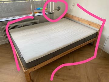 Bed frame and Mattress