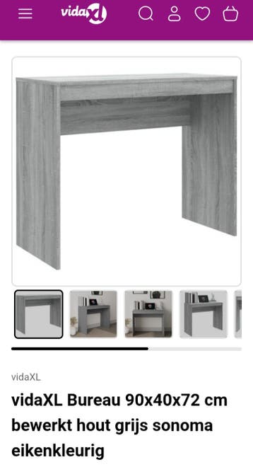 Nieuw bureau
