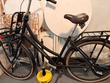 GRATIS Cortina Transportfiets Dames - Mat Zwart