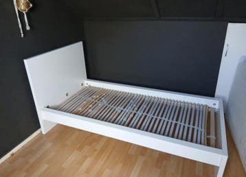 IKEA Malm eenpersoonsbed met lattenbodem
