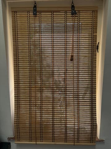 Bamboe rolgordijn ca. 80 x 50 cm