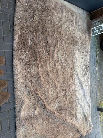 Groot beige tapijt