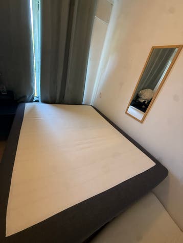 Tweepersoonsbed compleet met matras en beddengoed