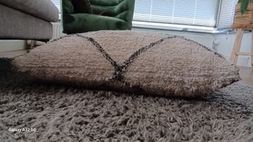 Dik loungekussen 65x65 cm met afneembare hoes - Gratis
