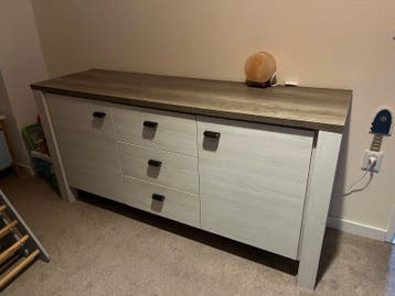 GRATIS! Modern dressoir met lades en deuren - L170xB50xH83,5