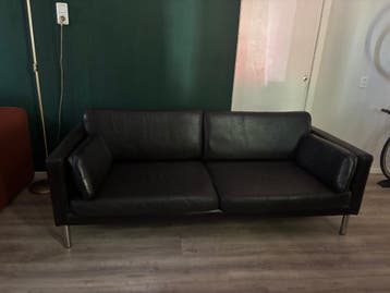 Leather Ikea Bank Sofa