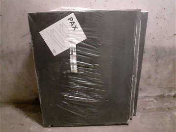 GRATIS voor Ikea 'PAX': 6x zwarte legplank (75x58) NIEUW! b1