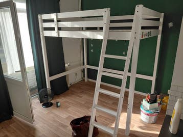 Tweepersoons hoogslaper (Ikea Stora)