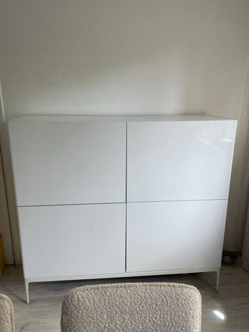 IKEA hoogglans witte kast