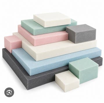 Gezocht: Schuimrubber/Koudschuim 38x17cm en 12 of 15cm dik