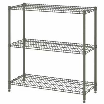 IKEA Omar stellingkast grijs/groen 92x36x94cm