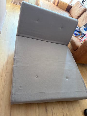 Grijze slaapbank/vouwbed