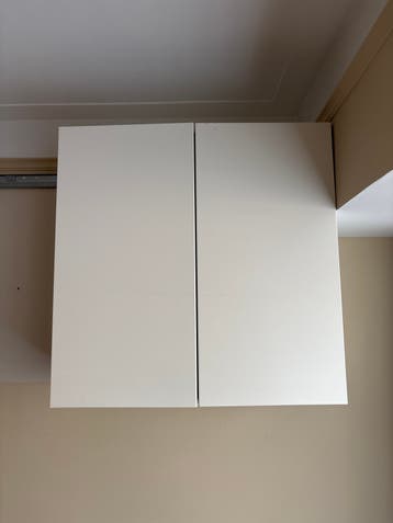 Method bovenkast wit 80x80 cm met ophangrails - Gratis af te