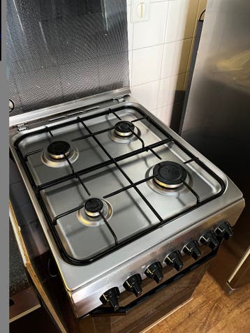 Gasfornuis met oven Indesit