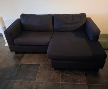 bank met chaise longue gratis op te halen