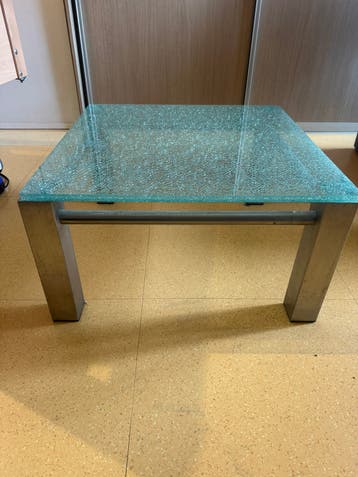 Gratis glazen salontafel