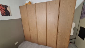 Grote kledingkast - 250x220x60 cm
