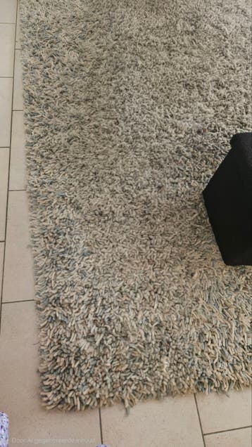 GRATIS Wollen Tapijt - Grijs/Beige Shaggy