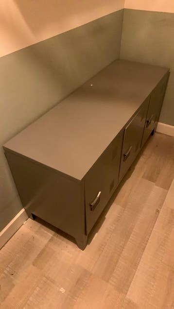 Grijs metalen lockerkast