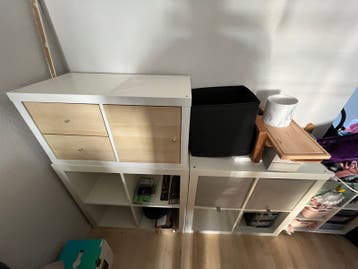 IKEA Kallax gratis af te halen (1x 2x1, 2x 2x2) met lades