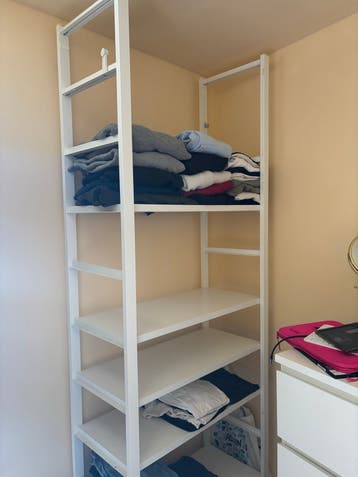 Ikea elvarli witte modulaire kast
