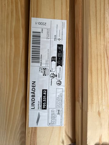 IKEA LINDBÅDEN lattenbodem 90x200 cm