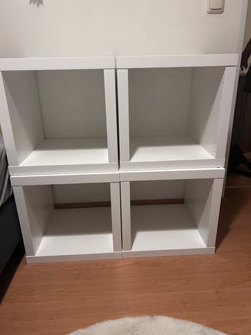 Kallax kastjes 4 stuks wit