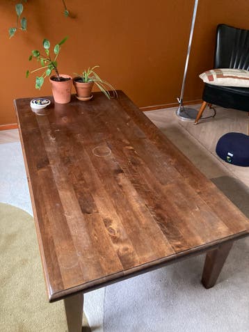 Houten salontafel