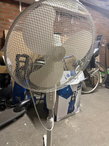 Witte Statiefventilator -