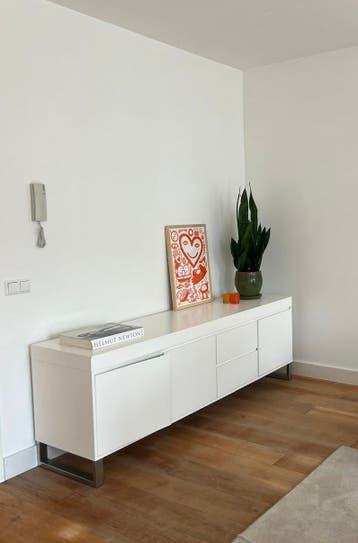 GRATIS OPHALEN 29 JUNI - Wit hoogglans mdf dressoir