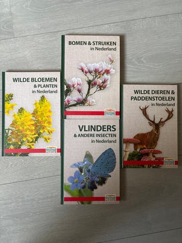 Natuurboeken Nederland: Wilde Bloemen, Bomen, Vlinders, Dier