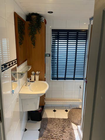 Gratis badkamer meubels, Grohe douche