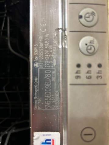 Siemens vaatwasser SN56E500EU/80 - Inbouw