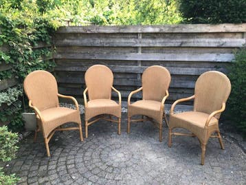 Lloyd Loom eetkamerstoelen