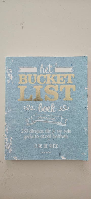 Het Bucket List Boek voor op Reis